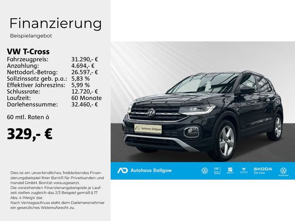 Volkswagen T-Cross 1.5 TSI DSG 110 kW image number 5