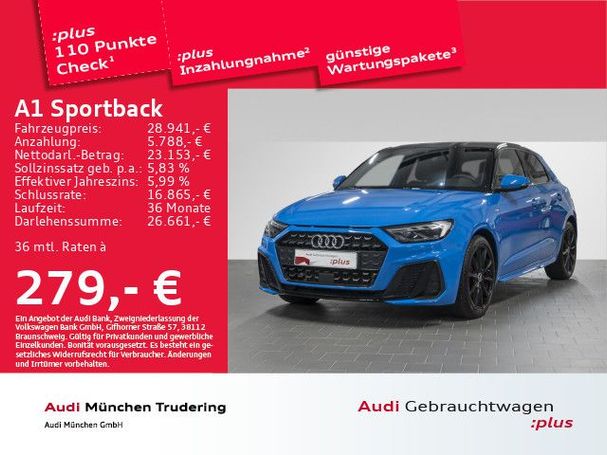 Audi A1 35 TFSI S-line Sportback 110 kW image number 1