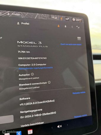 Tesla Model 3 60 Standard Range Plus 175 kW image number 15