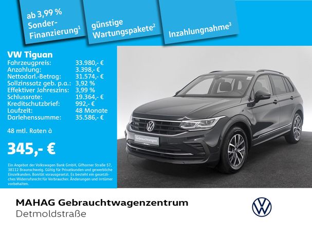 Volkswagen Tiguan 2.0 TDI Life DSG 110 kW image number 4