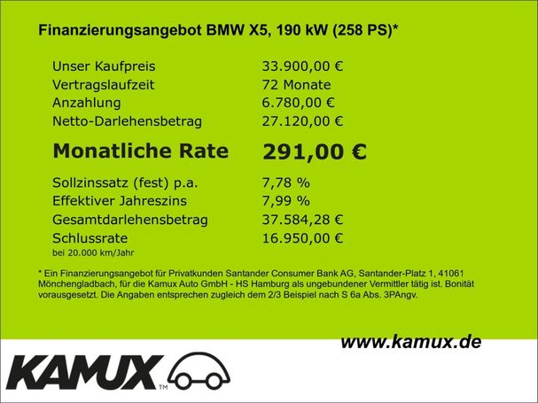 BMW X5 xDrive30d 190 kW image number 1