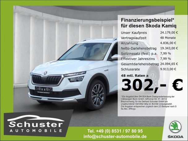 Skoda Kamiq 1.5 TSI Scoutline 110 kW image number 2