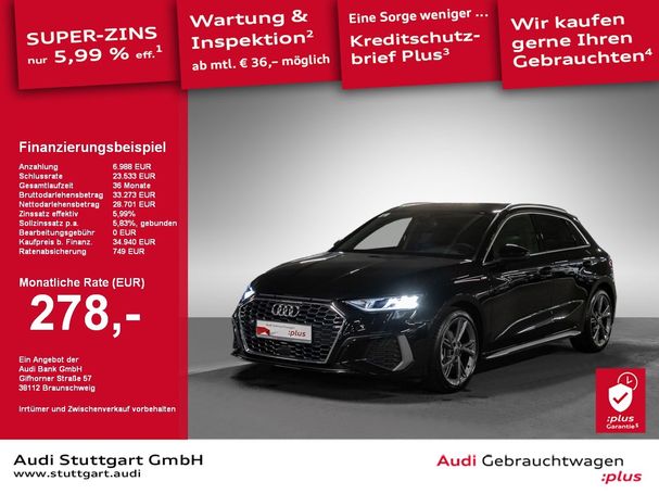 Audi A3 30 TFSI S tronic S-line Sportback 81 kW image number 4