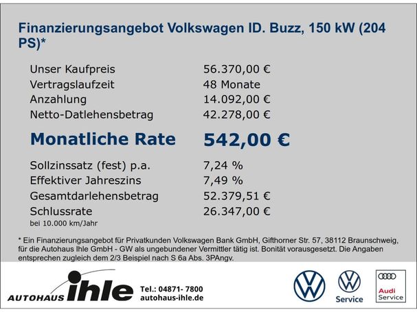 Volkswagen ID. Buzz Pro 150 kW image number 4