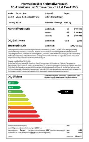Suzuki Vitara 1.4 Hybrid Comfort 95 kW image number 6