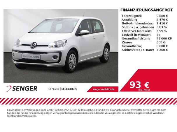 Volkswagen up! 44 kW image number 5