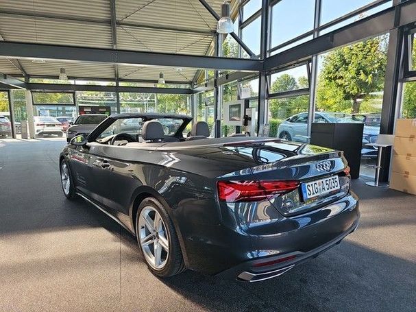 Audi A5 40 TFSI S tronic Cabrio 150 kW image number 16