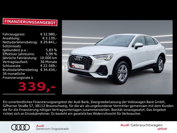 Audi Q3 35 TFSI Sportback 110 kW image number 4