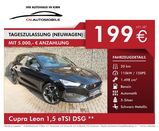 Cupra Leon 1.5 eTSI DSG 110 kW image number 5