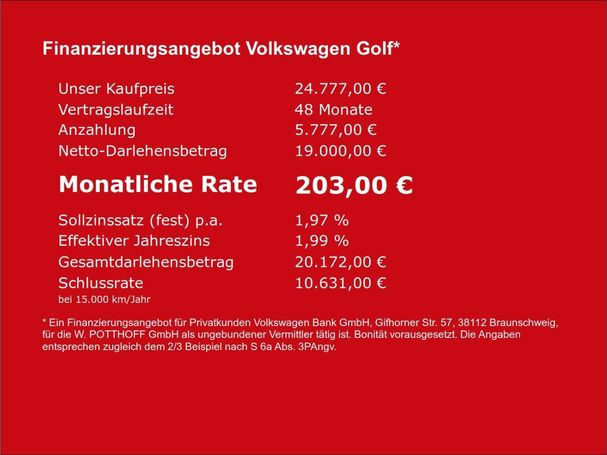 Volkswagen Golf 1.5 110 kW image number 20