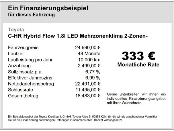 Toyota C-HR 1.8 Hybrid 90 kW image number 6