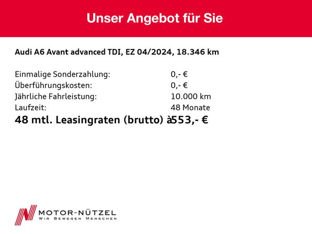 Audi A6 35 TDI Advanced 120 kW image number 7