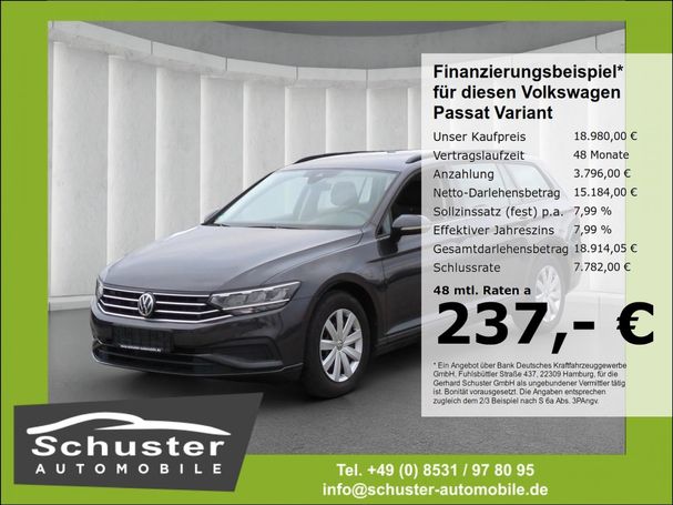 Volkswagen Passat Variant 2.0 TDI DSG 110 kW image number 5