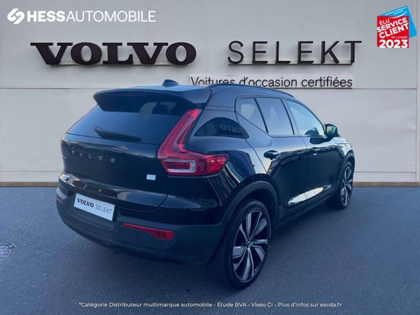 Volvo XC40 Recharge AWD Plus 304 kW image number 12