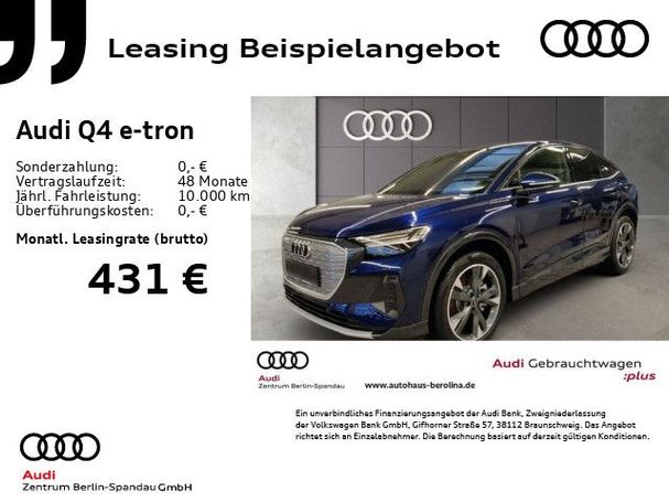 Audi Q4 40 e-tron Sportback 150 kW image number 5