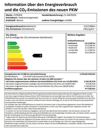 Citroen C5 Aircross 100 kW image number 17