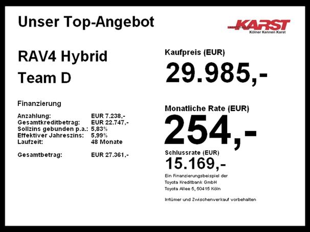 Toyota RAV 4 Hybrid RAV4 160 kW image number 5