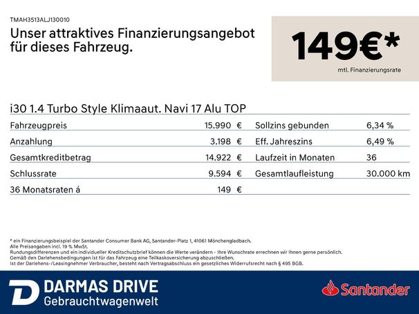 Hyundai i30 1.4 Style 103 kW image number 5