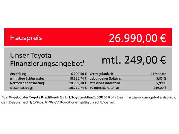 Toyota Yaris Cross 1.5 Hybrid 85 kW image number 20