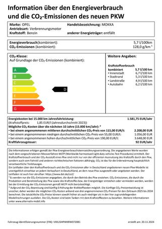 Opel Mokka 1.2 Elegance 100 kW image number 19