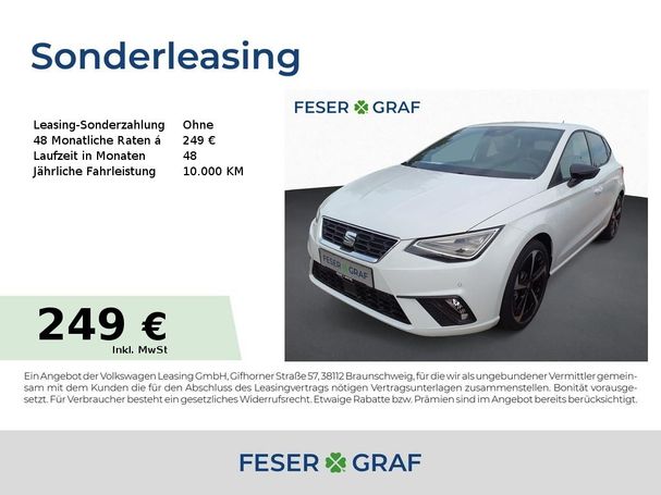 Seat Ibiza 1.0 TSI DSG FR 85 kW image number 2