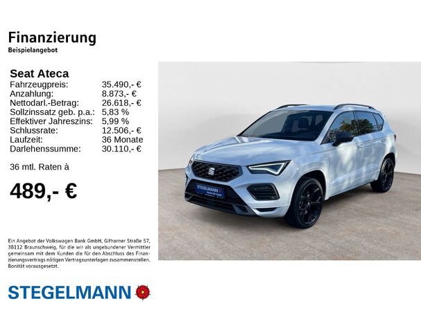 Seat Ateca 2.0 TDI DSG FR 110 kW image number 5