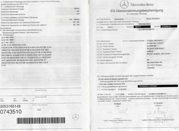 Mercedes-Benz GLC 300 de 225 kW image number 29