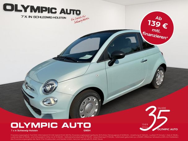 Fiat 500C 1.0 GSE Hybrid 52 kW image number 1