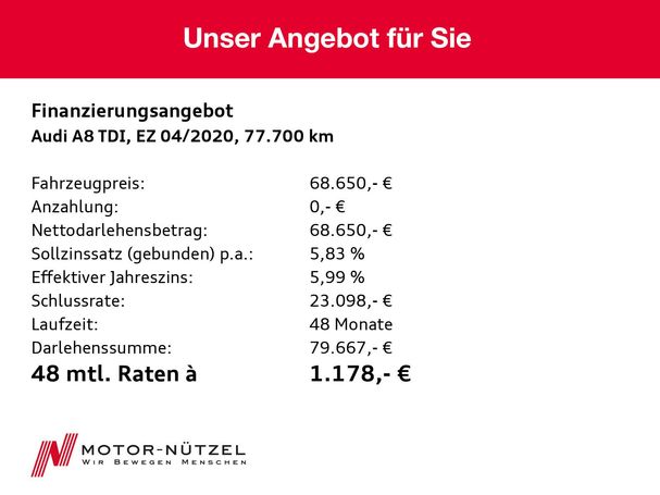 Audi A8 60 TDI 320 kW image number 18