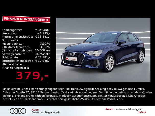 Audi A3 35 TDI S-line Sportback 110 kW image number 4