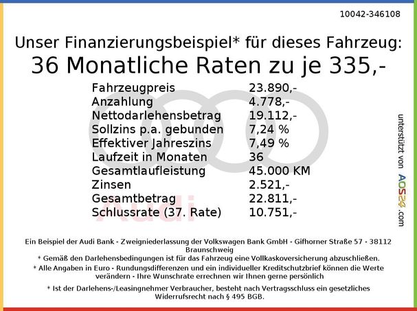 Audi A1 25 TFSI Sportback Advanced 70 kW image number 13