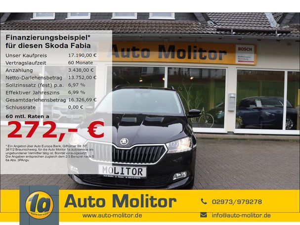 Skoda Fabia Combi 1.0 TSI Ambition 70 kW image number 5