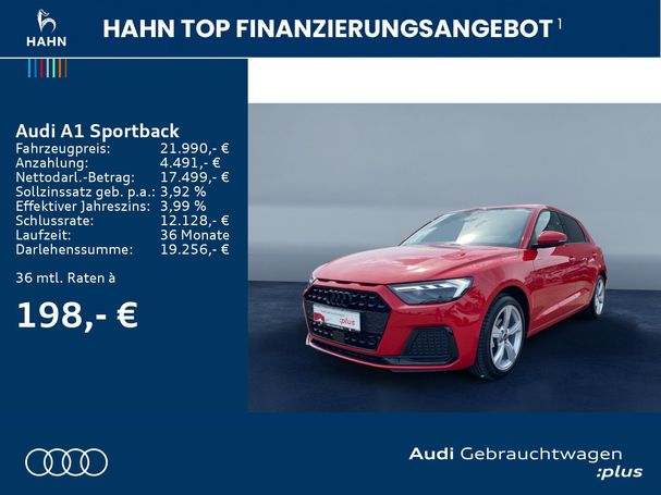 Audi A1 25 TFSI Sportback Advanced 70 kW image number 1