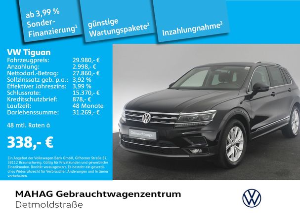 Volkswagen Tiguan 2.0 TDI Highline DSG 110 kW image number 7