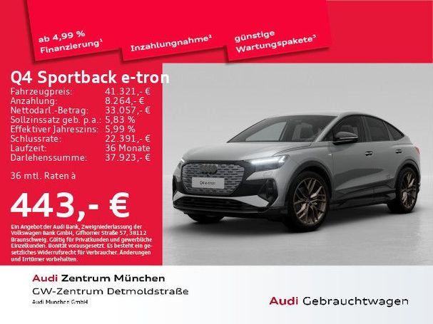 Audi Q4 35 e-tron S-line Sportback 125 kW image number 3