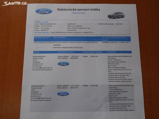 Ford Focus Titanium 110 kW image number 37