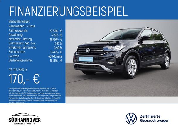 Volkswagen T-Cross 1.0 TSI Life 81 kW image number 5