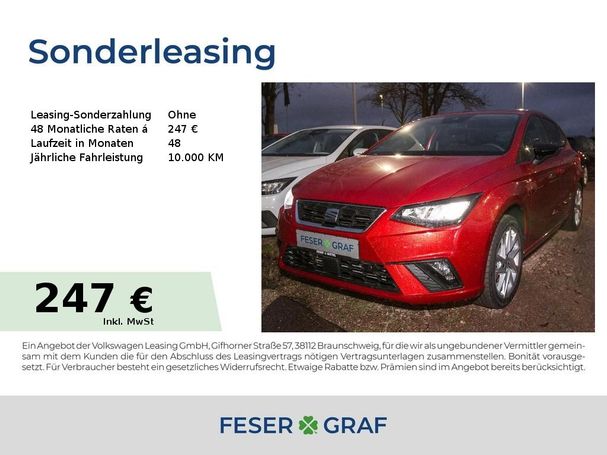 Seat Ibiza 1.0 TSI DSG FR 85 kW image number 2