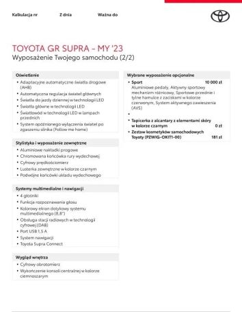 Toyota Supra 190 kW image number 17