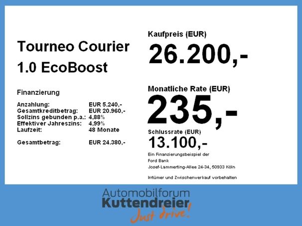 Ford Tourneo Courier 1.0 EcoBoost Trend 92 kW image number 5