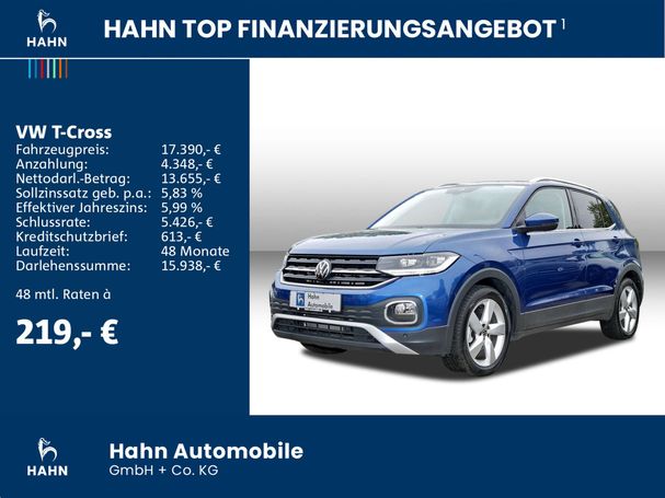 Volkswagen T-Cross 1.0 TSI Style 81 kW image number 4