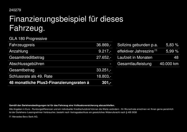 Mercedes-Benz GLA 180 100 kW image number 23