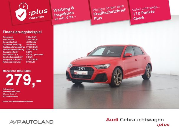 Audi A1 35 TFSI S tronic S-line Sportback 110 kW image number 6