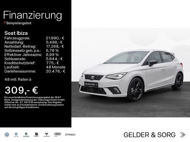 Seat Ibiza 1.0 TSI FR 81 kW image number 6