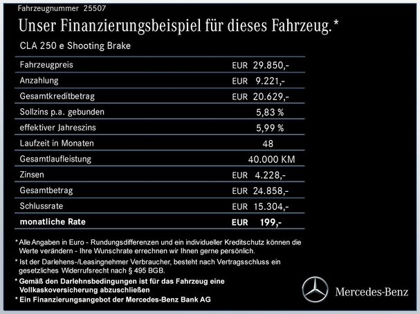 Mercedes-Benz CLA 250 Shooting Brake 160 kW image number 15