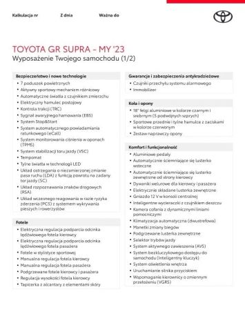 Toyota Supra 190 kW image number 16