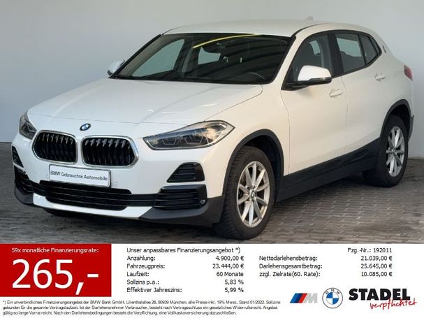 BMW X2 sDrive18d Advantage 110 kW image number 1