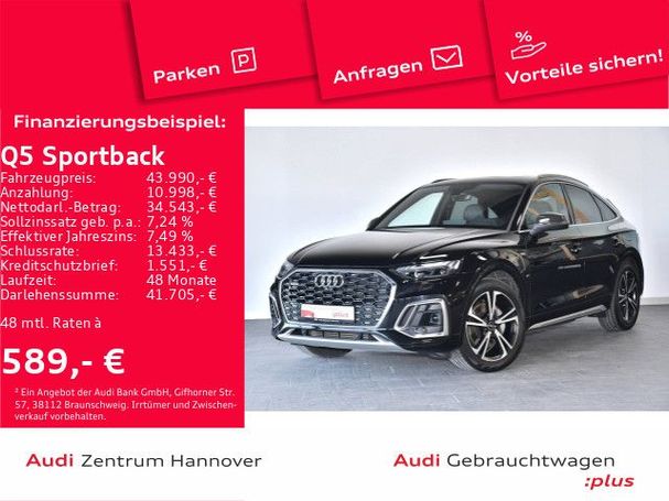 Audi Q5 50 TFSIe quattro S-line Sportback 220 kW image number 2