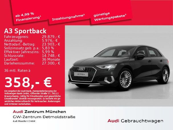 Audi A3 40 TFSIe S tronic Sportback Advanced 150 kW image number 3