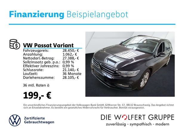 Volkswagen Passat Variant 1.5 TSI Business DSG 110 kW image number 5